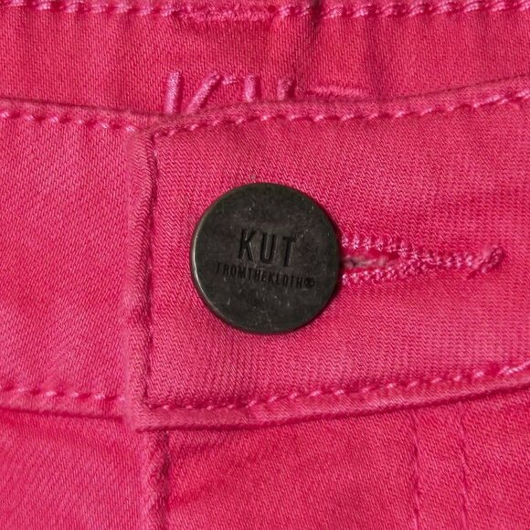 Kut From The Kloth Crop Skinny Jeans Honey Suckle Pink Size 6 NWT - Picture 4 of 9